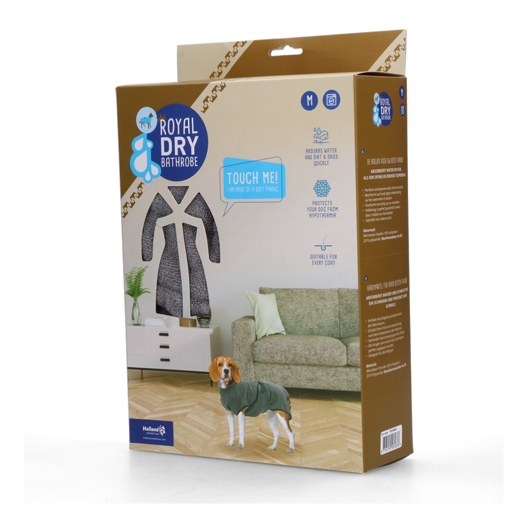 Royal dry badekåbe - M